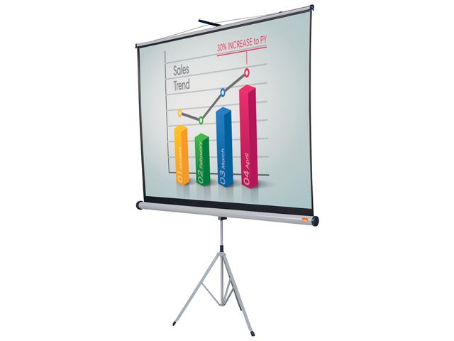 Projektionsduk NOBO stativ 200x151cm